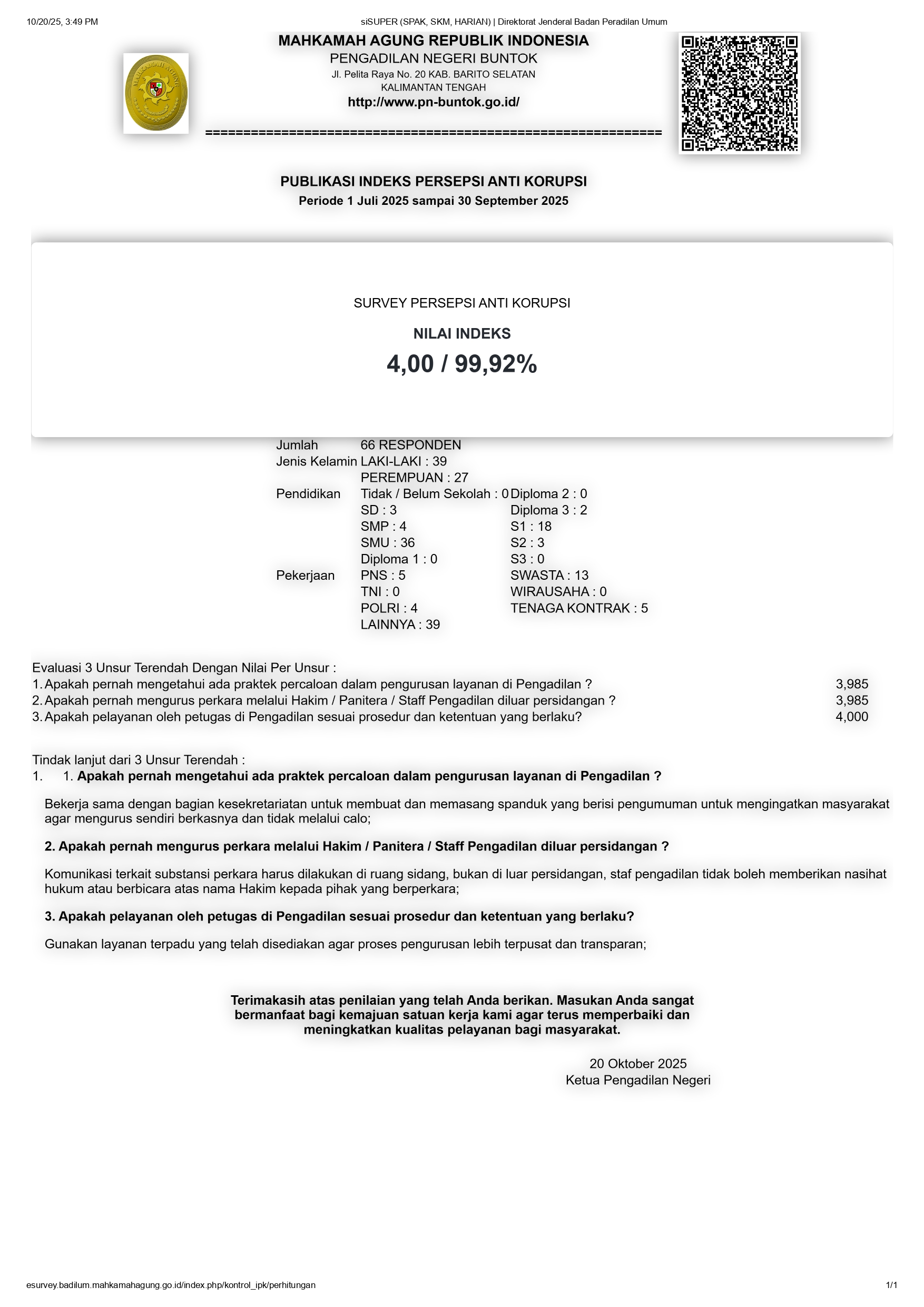 siSUPER SPAK SKM HARIAN Direktorat Jenderal Badan Peradilan Umum page 0001